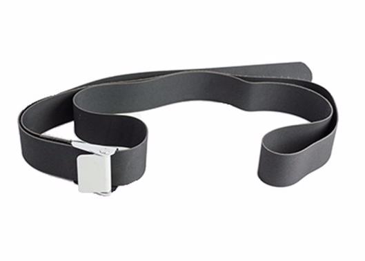 156-1 Body and Leg Patient Restraint Strap, Two Piece Construction, Airplane Style Buckle, Adjustable to 50”