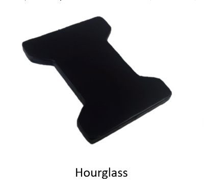 Hourglass Style Arm & Hand Surgery Table Pad 2"thick