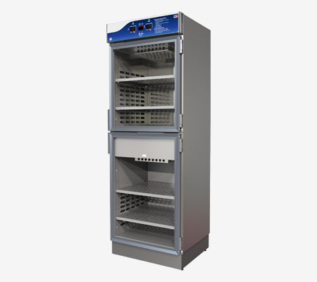 Dual (Equal) Chamber Warming Cabinet