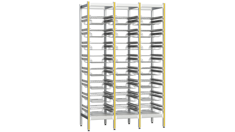 Sterirack Sterile Tray Storage - Four Bay