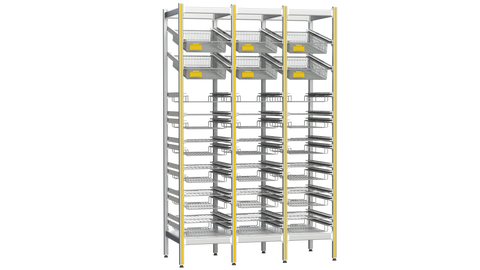 Sterirack Sterile Tray Storage - Four Bay