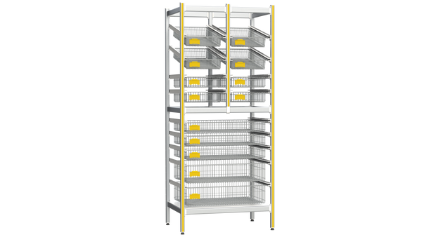 Sterirack Robotic Arm Storage Units - Custom Elevation