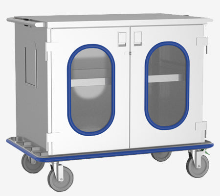 CC-5214 - Two Door Closed Case Cart