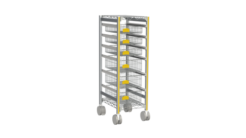 Sterirack Trolleys - 39"W x 24"D x 59"H