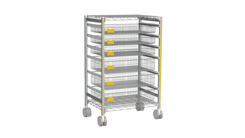 Sterirack Trolleys - 53"W x 16"D x 59"H