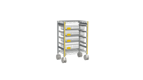 Sterirack Trolleys - 53"W x 16"D x 59"H