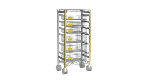 Sterirack Trolleys - 37"W x 24"D x 41"H