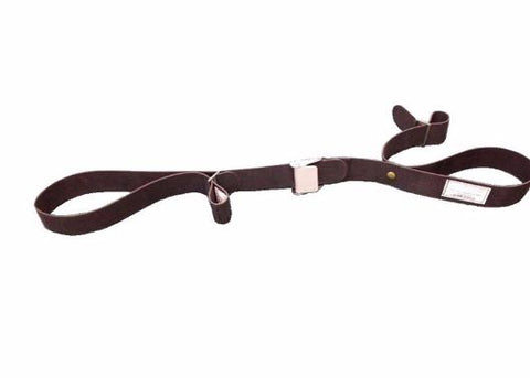 158-1 Body and Leg Patient Restraint Strap, Two Piece Construction, Airplane Style Buckle, Adjustable to 72”