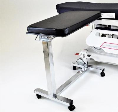 AC2201-MBUP Rectangle, Under Pad Mount Arm & Hand Surgery Table: Phenolic Top with Mobile Base