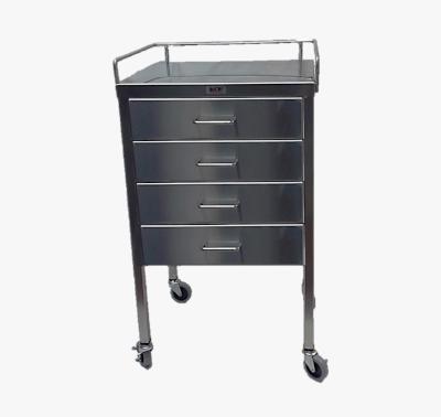 AC236 Stainless Steel Anesthesia/Utility Table with 4 Drawers
