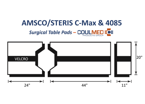AMSCO/STERIS C-Max & 4085 Surgical Table Pads