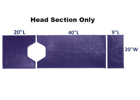 GP104-A Gel Overlay Head Section for Segmented Surgical Tables