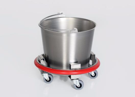 Stainless Steel Kick Bucket with Removable 12 qt. Basin