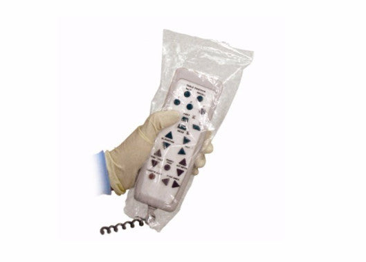 A5420 Sterile Hand Control Cover, Rubber Band Closer, 5"W x 10"L, 25/Case