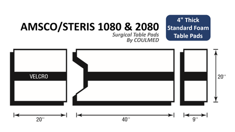 Tier 1 | AMSCO/STERIS 1080 & 2080 Surgical Table Pads