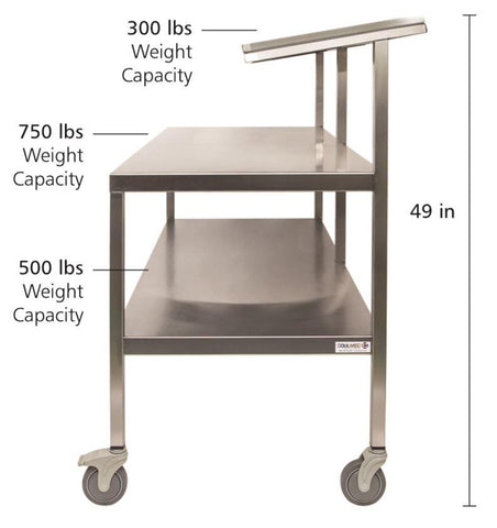 Heavy Duty Two Tier Instrument Table